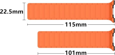 Fit for Samsung Galaxy watch 8 classic No Gap Sport Watch Band，Silicone Magnetic Loop Clasp Breathable Wristbands Replacement Watch Straps Fit for Galaxy watch 8 Men Women in Saudi Arabia