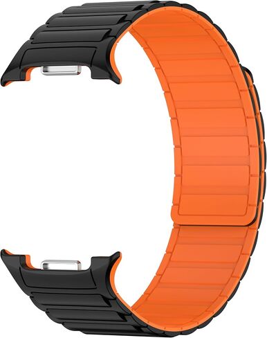 Fit for Samsung Galaxy watch 8 classic No Gap Sport Watch Band，Silicone Magnetic Loop Clasp Breathable Wristbands Replacement Watch Straps Fit for Galaxy watch 8 Men Women in Kuwait