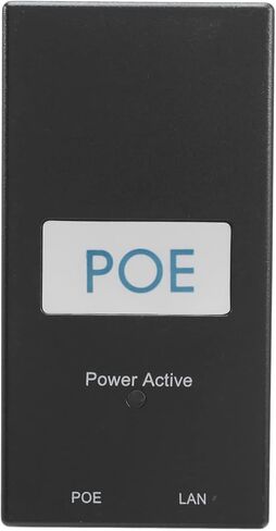 24V 0.5A سطح المكتب POE Power Injector Ethernet محول المراقبة CCTV لمصدر طاقة كاميرا IP in Kuwait