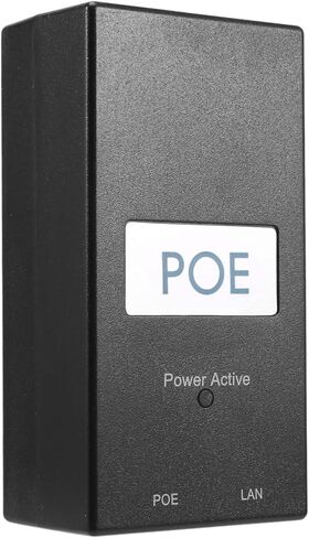 24V 0.5A سطح المكتب POE Power Injector Ethernet محول المراقبة CCTV لمصدر طاقة كاميرا IP in Kuwait