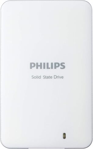 PHILIPS External SSD 240 GB, USB 3.0, Portable, Read spead up to 400 MB/S - Write Speed up to 390 MB/S, White in Saudi Arabia