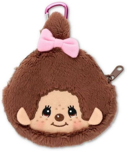 Monchimutan Pink Rabbit Mini Pouch with Carabiner Keychain 2024 هدية من اليابان (Monchiboy) in Kuwait