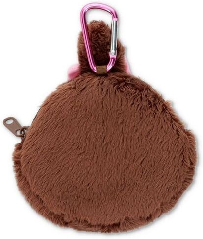 Monchimutan Pink Rabbit Mini Pouch with Carabiner Keychain 2024 هدية من اليابان (Monchiboy) in Kuwait
