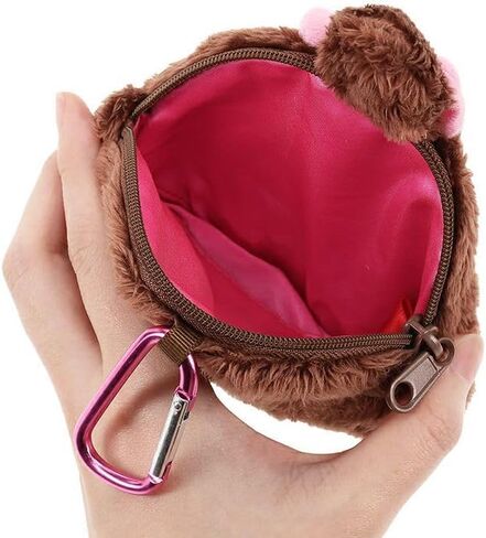 Monchimutan Pink Rabbit Mini Pouch with Carabiner Keychain 2024 هدية من اليابان (Monchiboy) in Kuwait