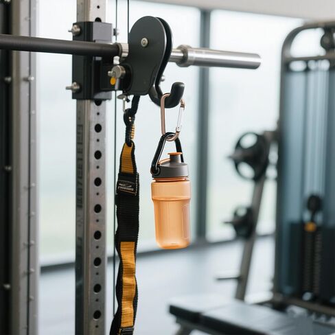 2 عبوة مقطع مقاطع كيس كيس مفتاح سلسلة مفاتيح سلسلة خاتم الثقيلة حامل القفل ذاتيا من الصالة الرياضية/التخييم/الحيوانات الأليفة النحاس الذهبي in Kuwait