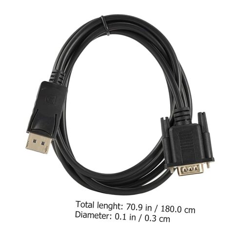 إلى VGA DisplayPort Connector سلك محول الفيديو عالي الوضوح لشاشات سطح المكتب وأجهزة العرض يدعم الدقة والاستخدام in Kuwait