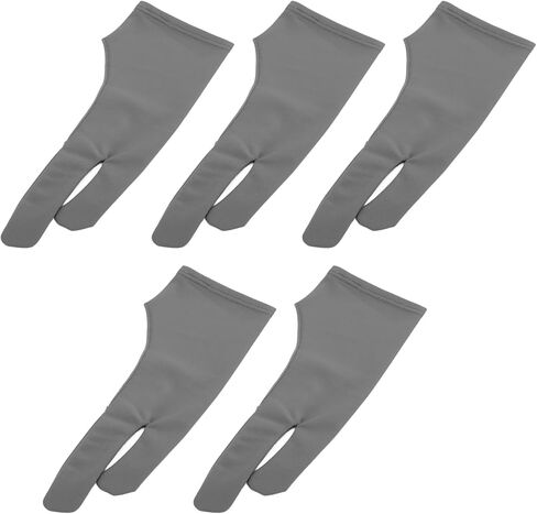 Diooche 5 PCS Drawing Gloves ، اليسرى اليمنى Universal Gloves القفازات الفنية مع إصبعين للرسم والكتابة (s) in Kuwait