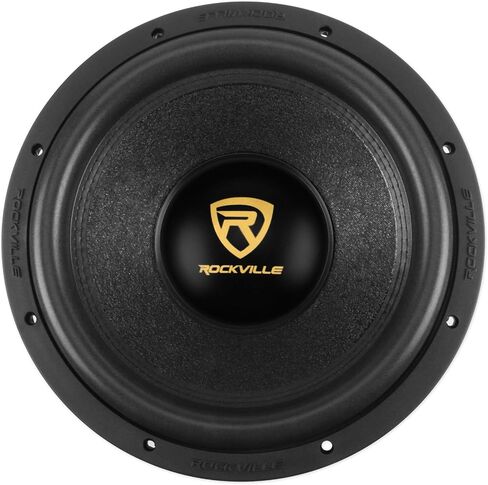 Rockville (2) W12K9D4 12" 8000 Watt Car Subwoofers Dual 4-Ohm Subs CEA Compliant in Saudi Arabia