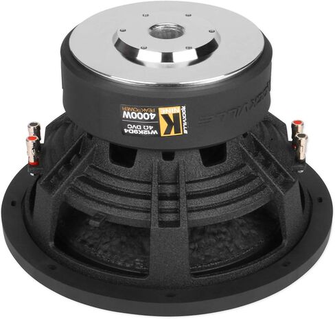 Rockville (2) W12K9D4 12" 8000 Watt Car Subwoofers Dual 4-Ohm Subs CEA Compliant in Saudi Arabia