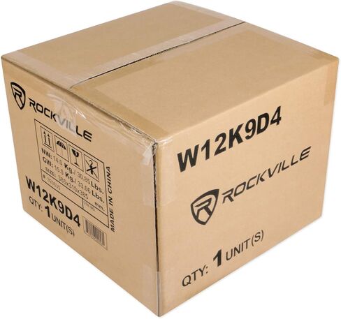 Rockville (2) W12K9D4 12" 8000 Watt Car Subwoofers Dual 4-Ohm Subs CEA Compliant in Saudi Arabia