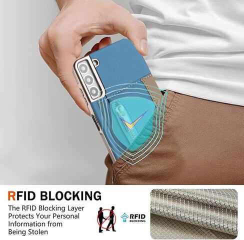 Asuwish Phone Case for Samsung Galaxy S23 5G Wallet Cell Cover Compatible with Magsafe RFID Tempered Glass Screen Protector Credit Card Holder Stand S 23 23S GS23 G5 SM-S911U 6.1 inch Women Men Black in Saudi Arabia