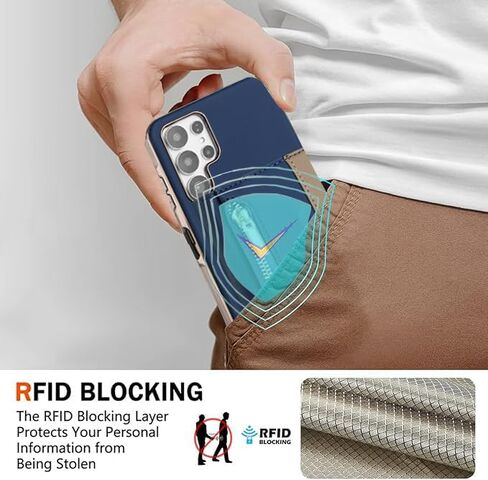 Asuwish Phone Case for Samsung Galaxy S21 Ultra 5G Wallet Cell Cover Compatible with Magsafe RFID Tempered Glass Screen Protector Credit Card Holder Slot Stand S21ultra 21S S 21 21ultra G5 Women Red in Saudi Arabia