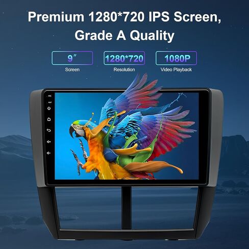 Car Stereo Radio GPS CarPlay متوافق مع Subaru WRX 2008-2014 مع Carplay/Android Auto ، IPS Touch Screen Android 13 Car Radio GPS Pluetooth ، 4+64GB in Saudi Arabia