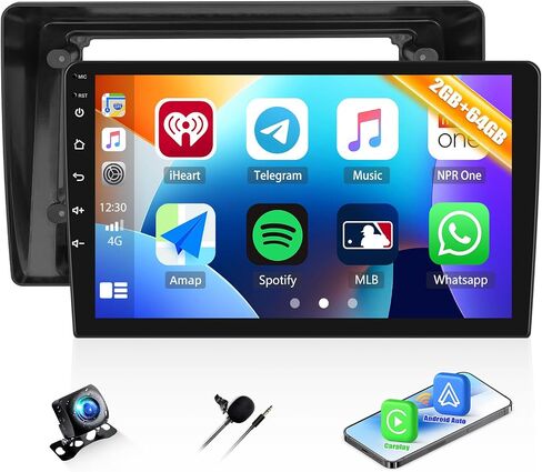 2G+64G Car Radio for Ford Explorer 2006-2010 / Mustang 2005-2009, Android 13 Car Stereo with Wireless CarPlay Android Auto 10.1" Touch Screen Radio with GPS WiFi Bluetooth FM Radio HD Backup Camera in Saudi Arabia