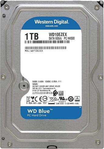 Western Digital WD Blue 1TB SATA 6 GB/S 7200 RPM 64MB CACHE 3.5 بوصة سطح المكتب WD10EZEX (متجدد) in Saudi Arabia