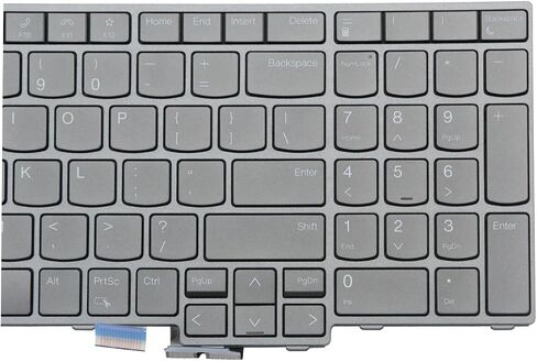 بُعزّف بانيات Backlit Laptop لوحة مفاتيح Lenovo ThinkPad P16 Gen 1 Type 21d6 21d7 & P16 Gen 2 Type 21fa 21fb US Layout with trackpoint 5n21f39320 5n21f39357 in Kuwait