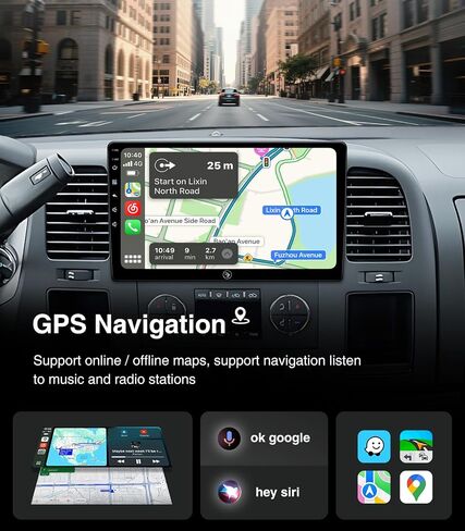 ترقية راديو ستيريو للسيارة التي تعمل باللمس لـ Chevy Silverado 2007-2013 GMC Sierra Yukon Buick Enclude Unction Unit Present Practed in Carplay Android Auto (10 "2G+64G) in Saudi Arabia