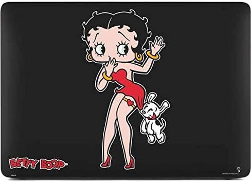 Skinit Skinit Laptop Skin Concervible مع MacBook Air 13in Retina (2018-2019) - Betty Boop Boop Boop & Puppy مرخص رسميًا in Saudi Arabia
