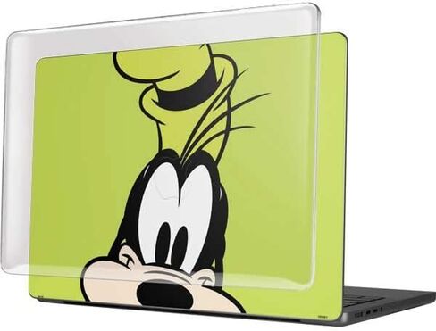 Skinit Case + Skin متوافق مع MacBook Pro 14in (2021) - Disney Goofy مرخص رسميًا تصميمًا عن قرب in Saudi Arabia