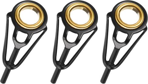Generic Fishing Rod Tips Repair Kit Stainless Steel Ring Guide for Saltwater Freshwater Fishing in Saudi Arabia