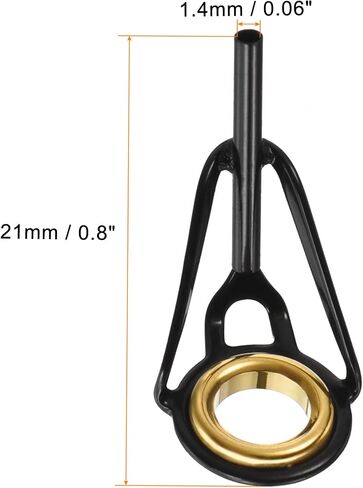 Generic Fishing Rod Tips Repair Kit Stainless Steel Ring Guide for Saltwater Freshwater Fishing in Saudi Arabia