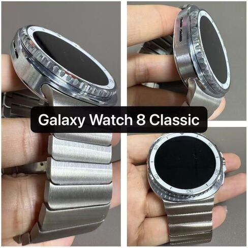 KADES Stainless Steel Band Compatible with Galaxy Watch 8 Classic 46mm/ Galaxy Watch 8 40mm 44mm/ Ultra 47mm, Solid Metal Link Bracelet with Butterfly Clasp, Classic Business Band for Galaxy Watch in Kuwait