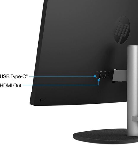 Hewlett Packard HP 23.8 بوصة على جهاز كمبيوتر سطح المكتب الكل في واحد ، عرض شاشة لمس FHD ، Intel Core N200 ، ذاكرة وصول عشوائي 8 غيغابايت ، 256 جيجابايت SSD ، رسومات Intel UHD ، Windows 11 Home ، 24-CR0091 (2023) ، Jet Black (متجدد) in Saudi Arabia