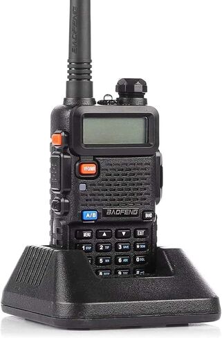 Baofeng UV-5R Dual Band Two Way Radio Handheld Ham Radio Long Range Walkie Talkies Pack of 4 for Hiking Camping Skiing Trip (Black) in Saudi Arabia