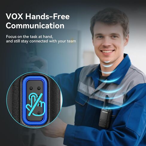 RETEVIS MATETALK B4 Walkie Talkies مع ميكروفون في الكتف مقاوم للماء ، إلغاء ضوضاء الراديو 2 ، وشحن USB-C ، وأجهزة الراديو الوعرة لركلز في موقع البناء الكهربائي (4 عبوات) in Saudi Arabia