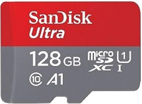 SanDisk Ultra MicroSD 128GB Card for OnePlus Phone Works with N100, Nord N10 5G, N200 5G N Series Class 10 (SDSQUA4-128G-GN6MN) Bundle with (1) Everything But Stromboli SD & SDXC Memory Card Reader in Saudi Arabia