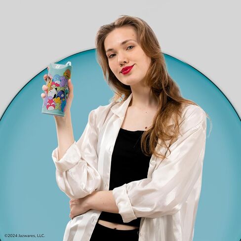 Squishmallows Wireless Bluetooth Speaker - Splashproof Rechargeable Wireless Speaker With 3 Hours Playtime/SD Slot/FM Radio- Squishmallows Gifts for Girls, Boys, Women, Men and All Squish Squad Fans in Saudi Arabia