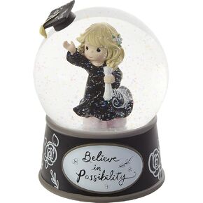 لحظات ثمينة التخرج الموسيقية Snowglobe | نؤمن بإمكانية كرة الثلج الموسيقية من الراتنج/الزجاج | مسرحيات البهاء والظروف | هدية فتاة الدراسات العليا | هدية التخرج in Saudi Arabia