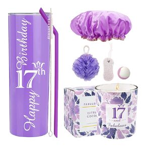 17th Birthday Gifts for Girl, Happy 17th Birthday, 17th Birthday Tumbler, Gifts for 17th Birthday Girl, 17th Birthday Decorations, Happy 17th Birthday Gift, 17th Birthday Party Supplies