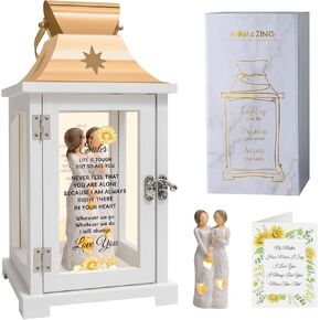 فانوس هدايا الأخت - هدايا أخت فريدة من الأخت، هدايا عيد ميلاد للأخت، أفضل أفكار هدايا للأخت لعيد الأم، عيد الميلاد، عيد الشكر، أخوات، هدايا فانوس صغيرة من الأخت in Kuwait