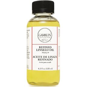 Gamblin Alkali Refined Linseed Oil 4 oz Bottle