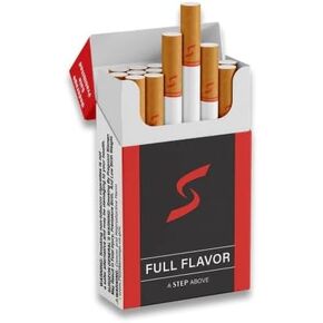 Full Flavor Red Herbal Cigarettes - Tobacco & Nicotine Free - Tastes like a real Cigarette (1 Box = 20ct)