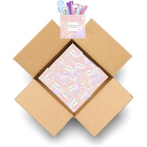 Light Rose Style Menstrual Kit All-in-One 60 Pack | Convenience on The Go | Period Kit Pack for Travelling, Tweens & Teenagers or just When You’re Out | Individually Wrapped Feminine Hygiene Product