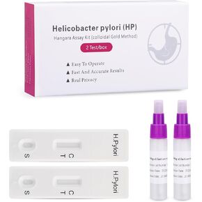 (Pack of 2) H.Pylori Stool Test Kits，at-Home Helicobacter Pylori Test kit eliminates The Need for appointments or Trips to Labs and clinics, Provides Accurate Results in 10-15 Minutes in Saudi Arabia