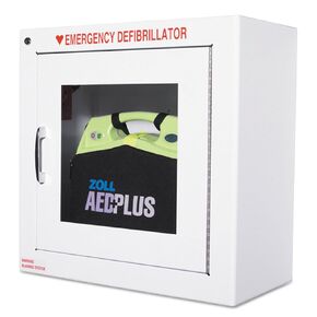 ZOLL 80000855 AED Wall Cabinet, 17w x 9 1/2d x 17h, White