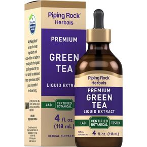 Holy Basil Liquid Extract | 4 Fl Oz | Tulsi Leaf Tincture | Vegetarian, Non-GMO, Gluten Free Supplement | by Piping Rock