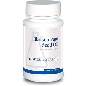 Biotics Research Blackcurrant Seed Oil Natural Source of Gamma Linolenic Acid GLA, 535 mg Capsule, Supports Cardiovascular Health, Normal Tissue Repair, Immune System, Women’s Health 60 Caps