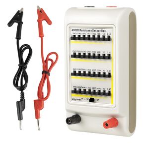 AD32R V1.2 Resistor Decade Box,1Ω to 11MΩ,1% Accuracy, 8 Decades Resistance Range.
