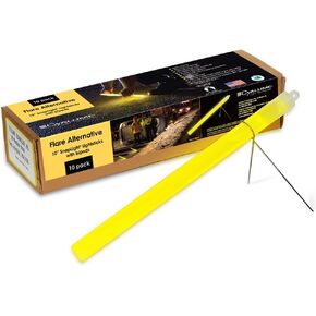 عصا بديلة Cyalume SnapLight Flare، درجة عسكرية، مدة ساعتين، 10 بوصات، 10 عبوات in Kuwait