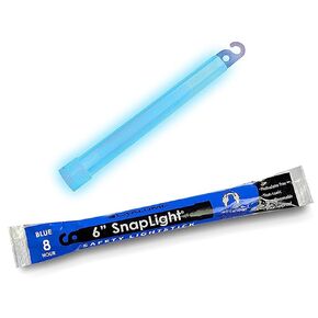 Cyalume Glow Sticks Military Grade Lightstick - Premium Blue 6" SnapLight Emergency Chemical Light Stick with 8 Hour Duration (Bulk Pack of 30 Chem Lights)