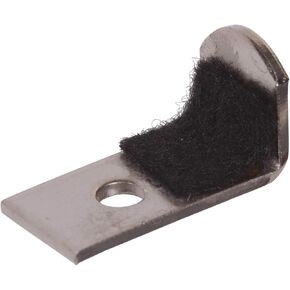 54112 Felt Lined Mirror Clip 1/2 x 1-Inch , 12-Pack , Zinc