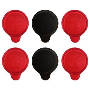 MAG® FERRITE Magnets KIT 6 وحدات للمغناطيسية الحيوية 5200 غاوس - مجموعة مغناطيسات مغناطيسية حيوية - Imanes para Biomagnetismo Médico - Dr Goiz Magnets for Biomagnetism زوج مغناطيس حيوي - مغناطيسات مستديرة in Kuwait