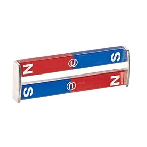 United Scientific™ Alnico Bar Magnet | 3" Long, Pair, Blue/Red, 1/2" Width, 1/4" Thick | Great for Any Classroom or Home