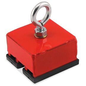 Master Magnetics Fishing Magnet with Eyebolt - Powerful Retrieving and Holding Magnet, 100 lb Pull Force, 07541