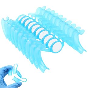 Dental Cheek Retractor Mouth Opener M Shape Autoclavable with Mirror for Teeth Whitening Mouthpiece Dentist Tools(10Pcs Yellow) in Kuwait