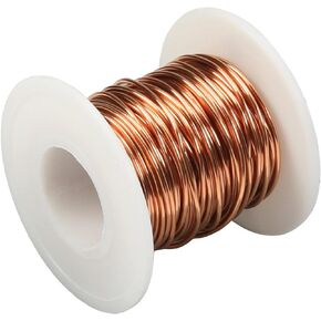 Fielect 1mm Inner Dia Magnet Wire Enameled Copper Wire Winding Coil 65.6Ft Length QA-1-155 2UEW Model Widely Used for A Variety of Motors